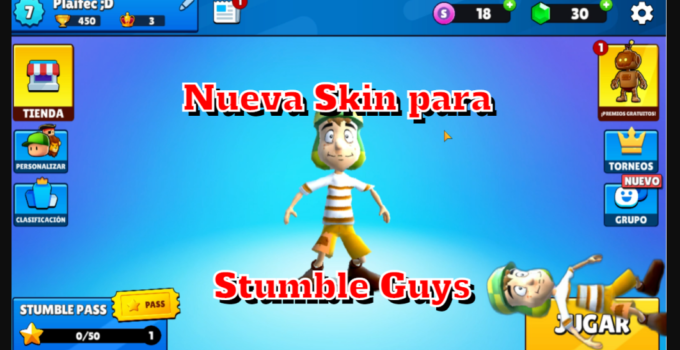 Mira como obtener la Skin del Chavo en StumbleGuys
